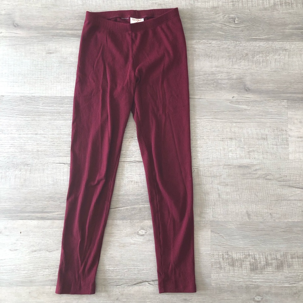 Cat and Jack Burgundy  Leggings